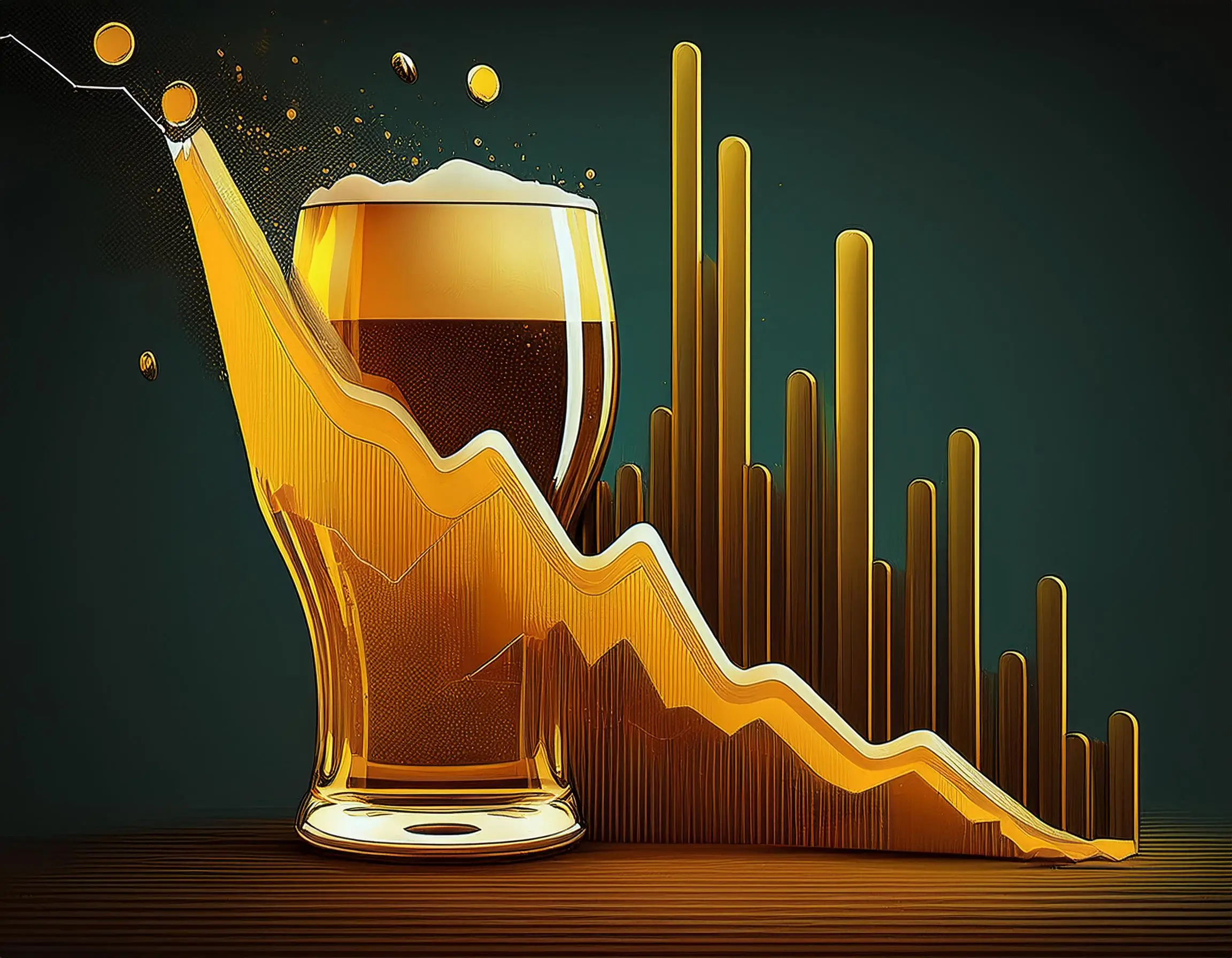 Alcohol tapering by drinking less beer